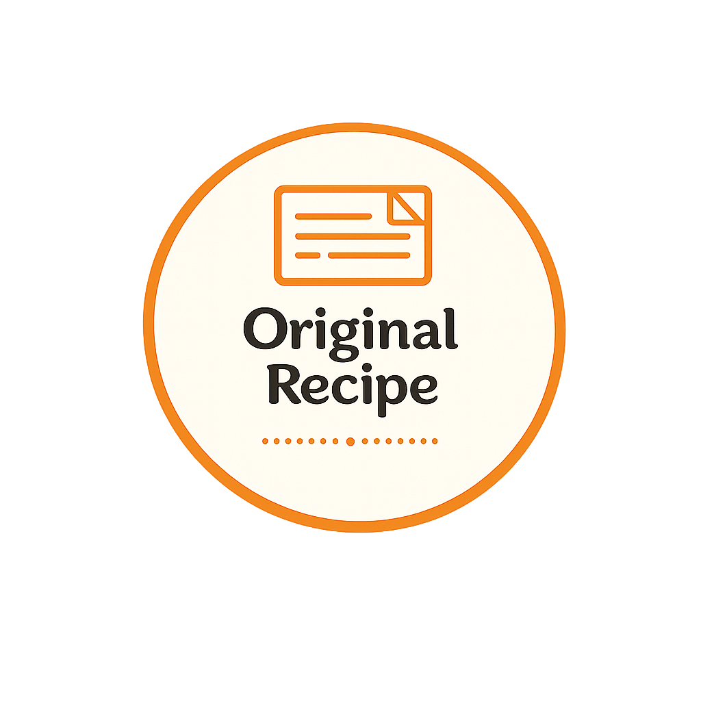 View original handwritten recipe