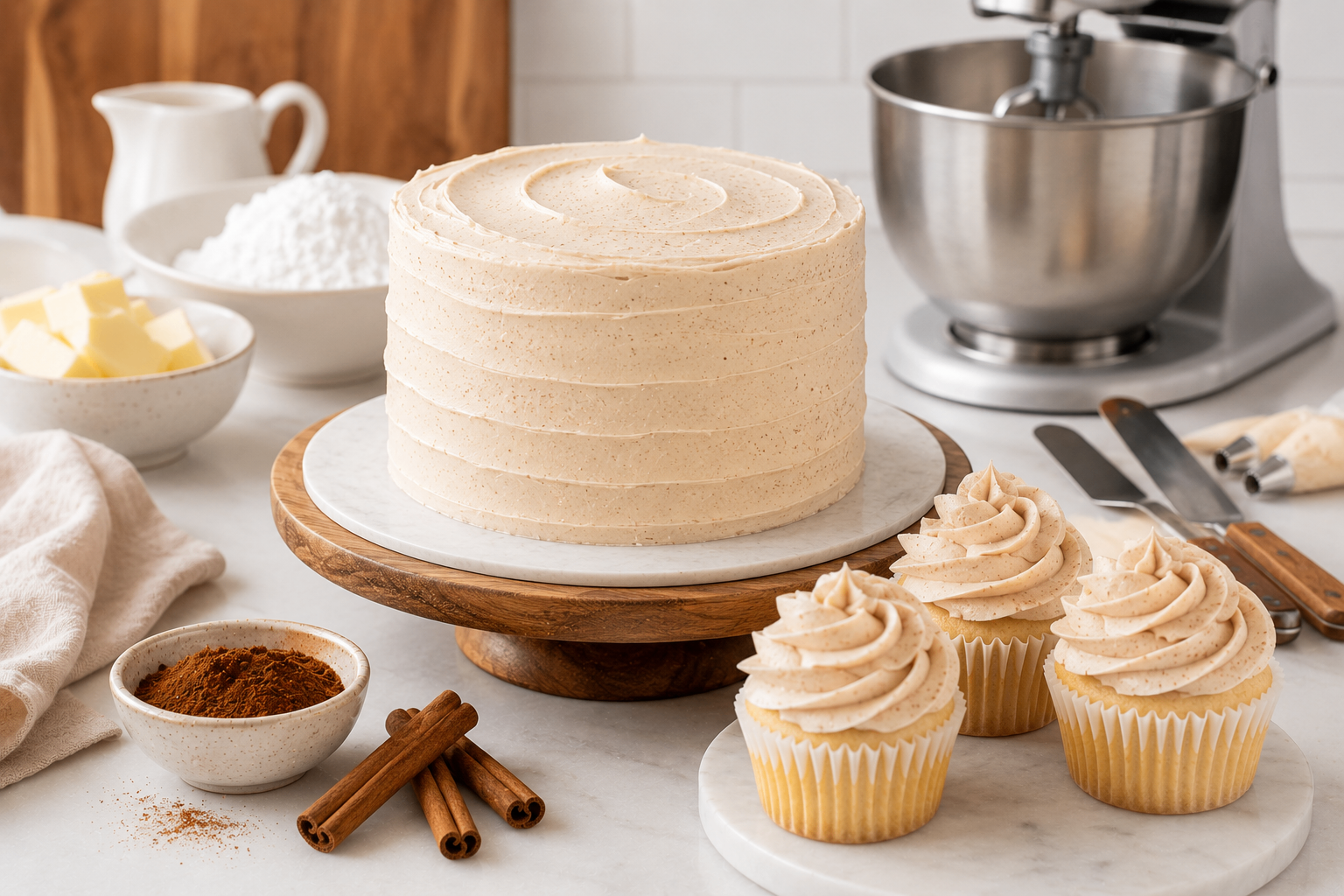 Cinnamon Buttercream Frosting