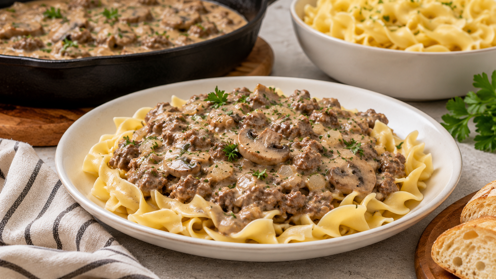 Beef Stroganoff