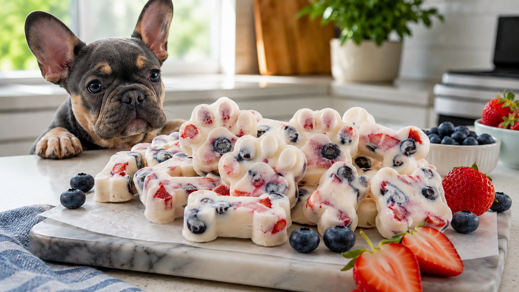Frozen Yogurt Dog Bites