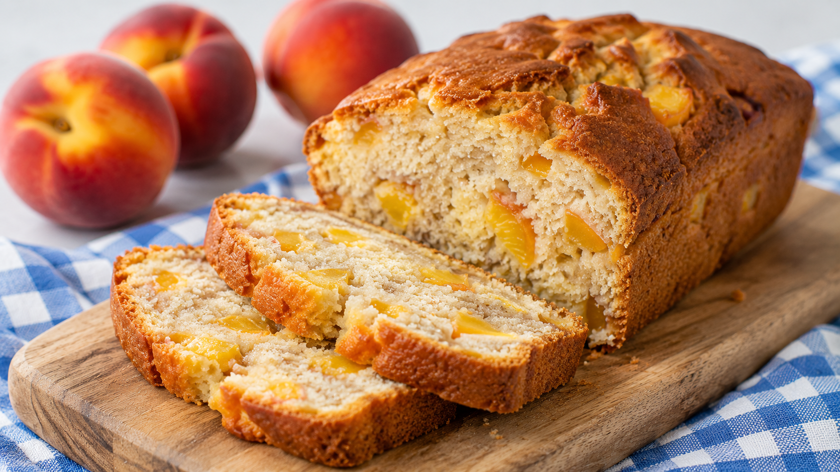 Aunt Joy's Georgia Peach Bread