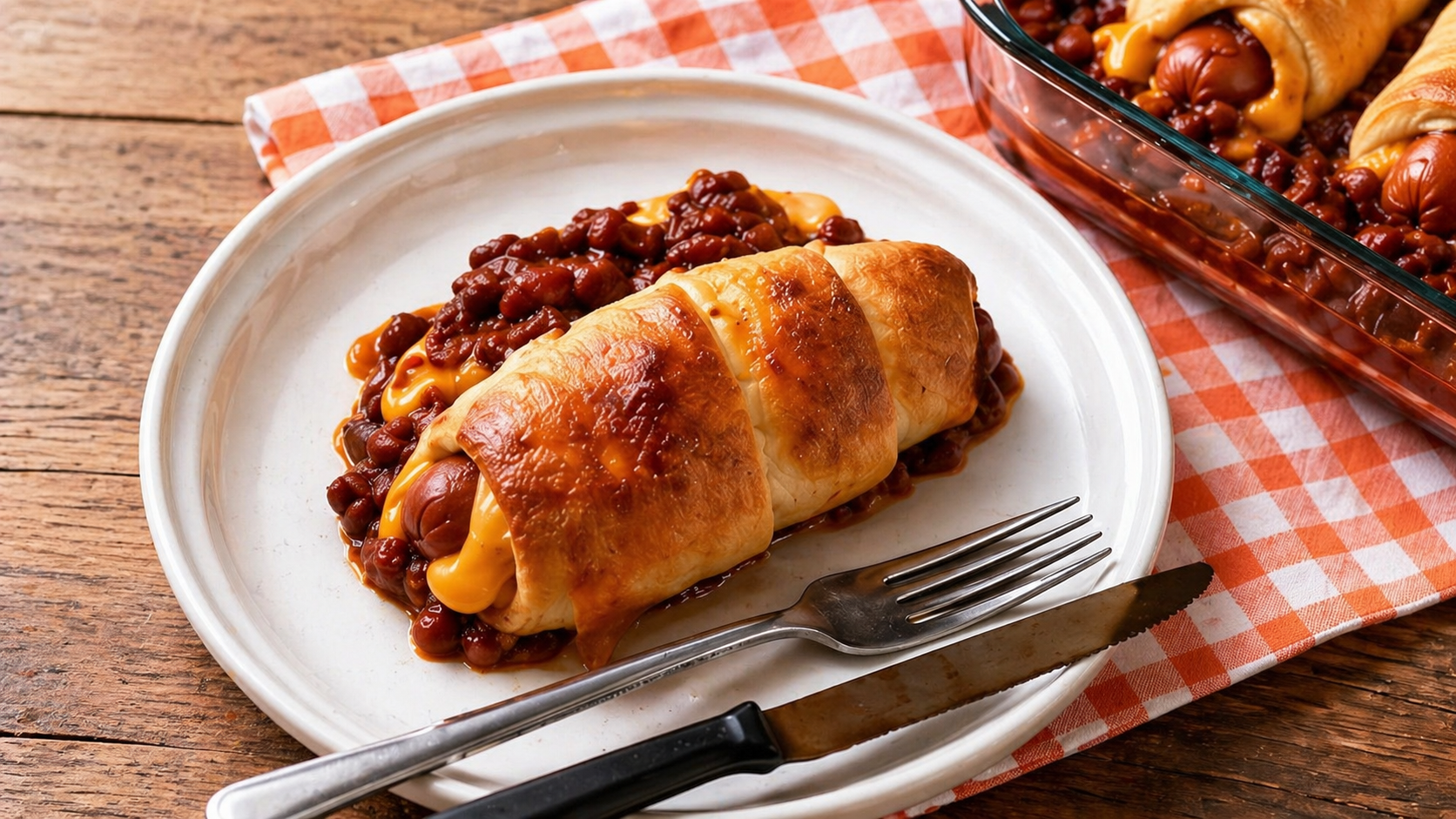 Chili Cheese Dog Bake