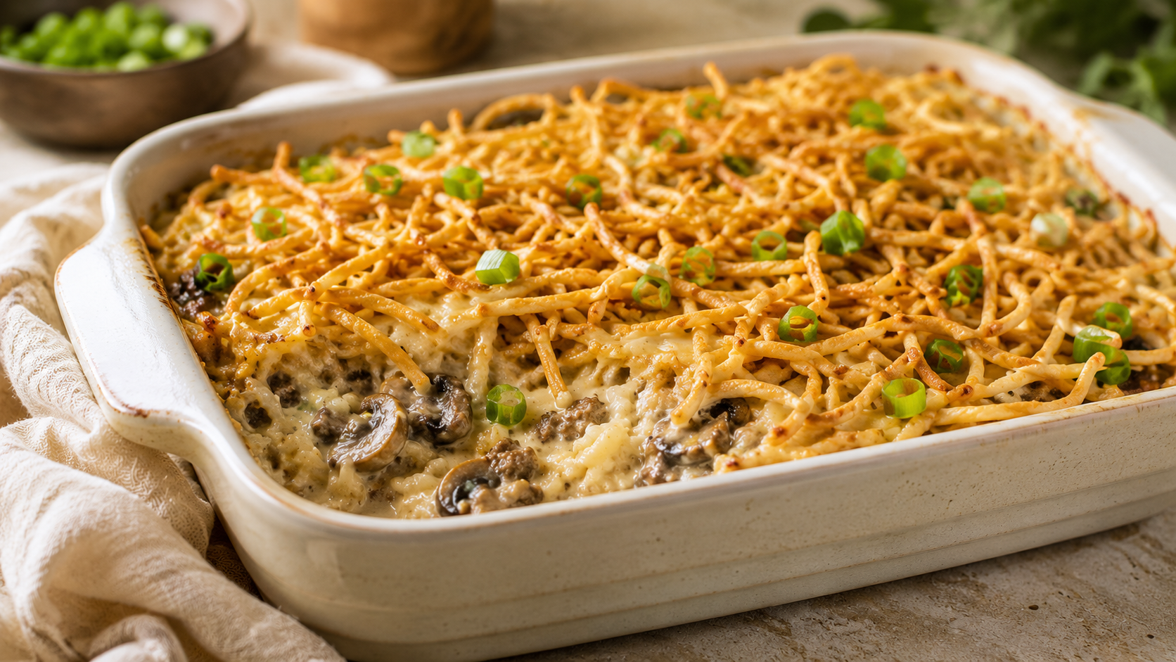 Chow Mein Noodle Casserole