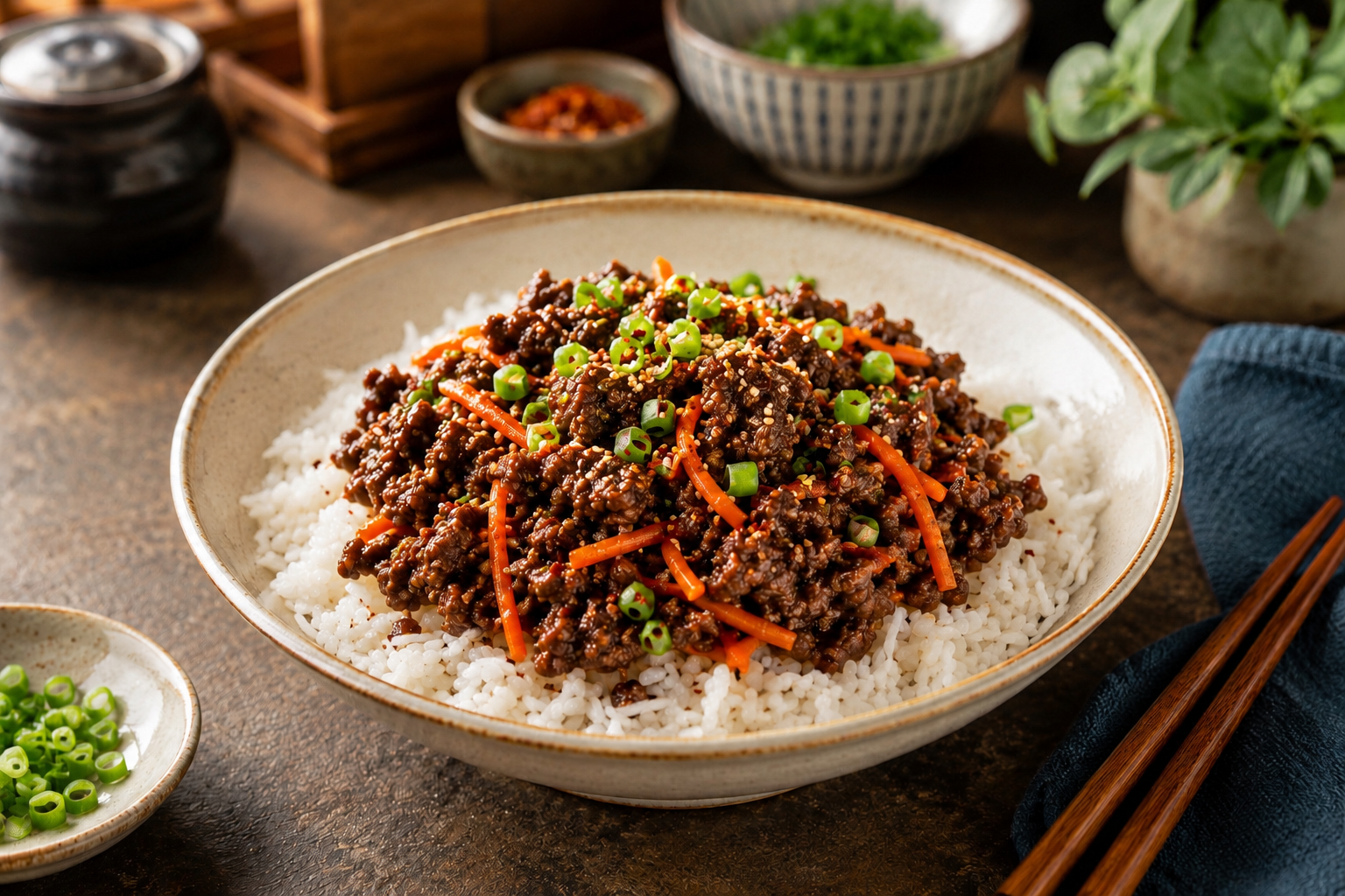 Korean Beef Rice Bowls