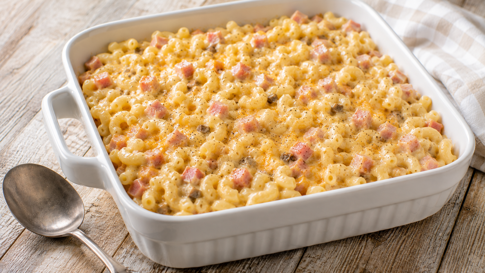 Macaroni Ham Casserole