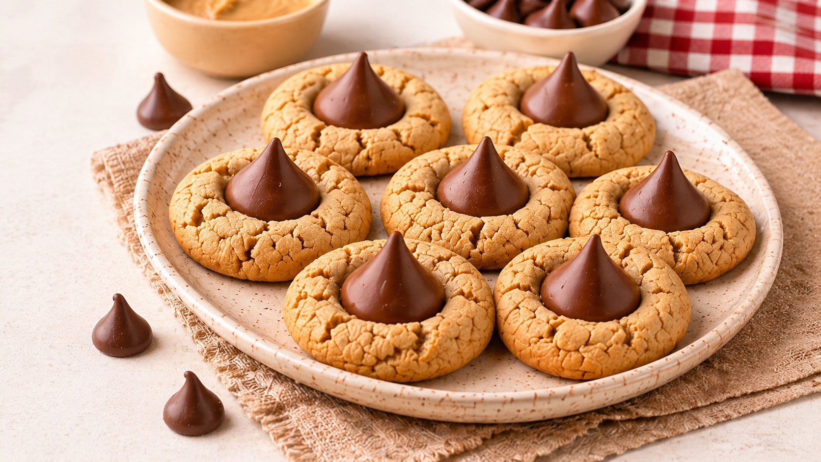 Peanut Butter Kiss Cookies