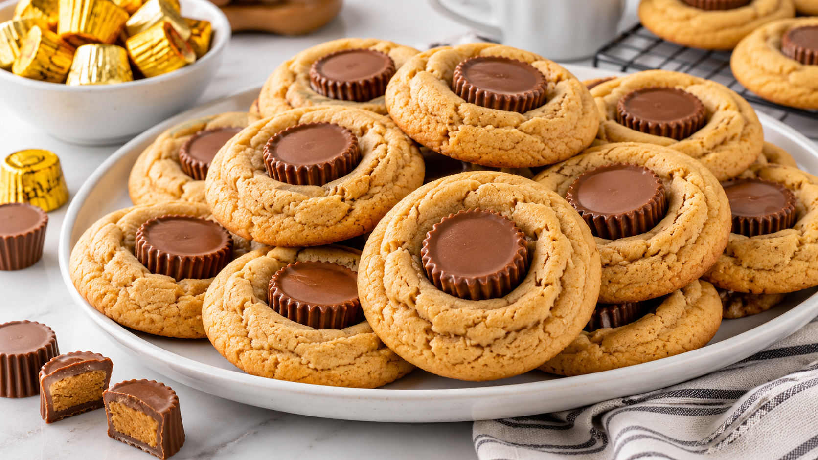 Reese's Peanut Butter Cup Cookies